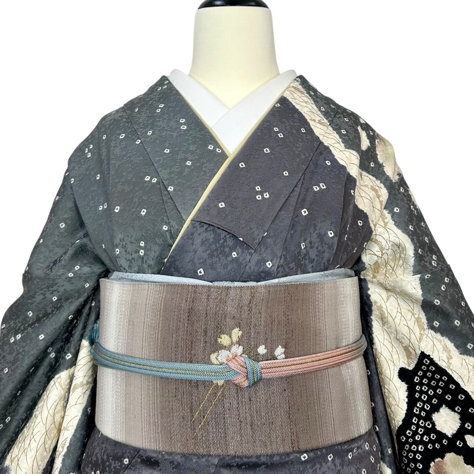 訪問着 付下げ 着物 正絹 付け下げ フルセット 着物 正絹 訪問着 江戸小