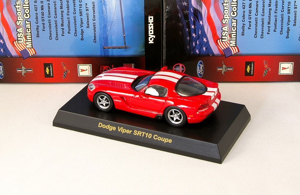 中古品＞京商 1/64 ダッジ バイパー SRT10 クーペ レッド ※箱なし USA スポーツカーコレクション1 Kyosho 1/64 Dodge  Viper SRT10 Coupe red - メルカリ