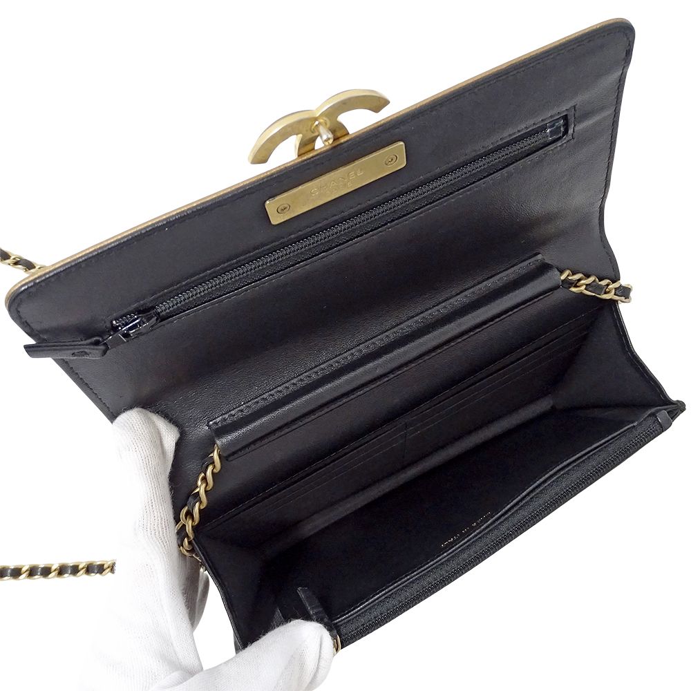 シャネル CHANEL 財布 マトラッセ レディース ブランド ショルダー  