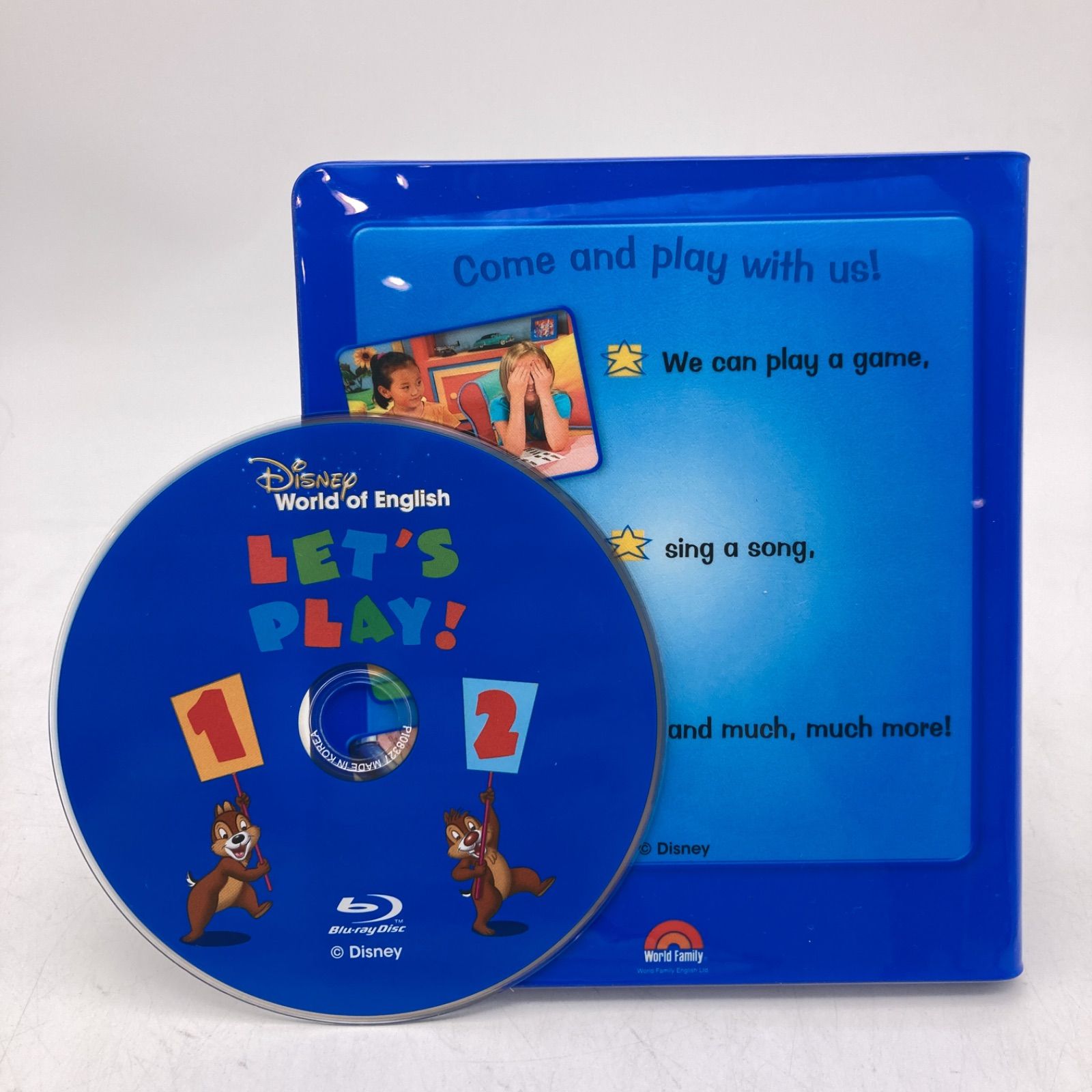 2019年購入 レッツプレイセット ブルーレイ 字幕あり ディズニー英語