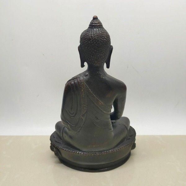 釈迦牟尼仏 仏像 仏教美術 銅製 工芸品 美術品 置物 - メルカリ