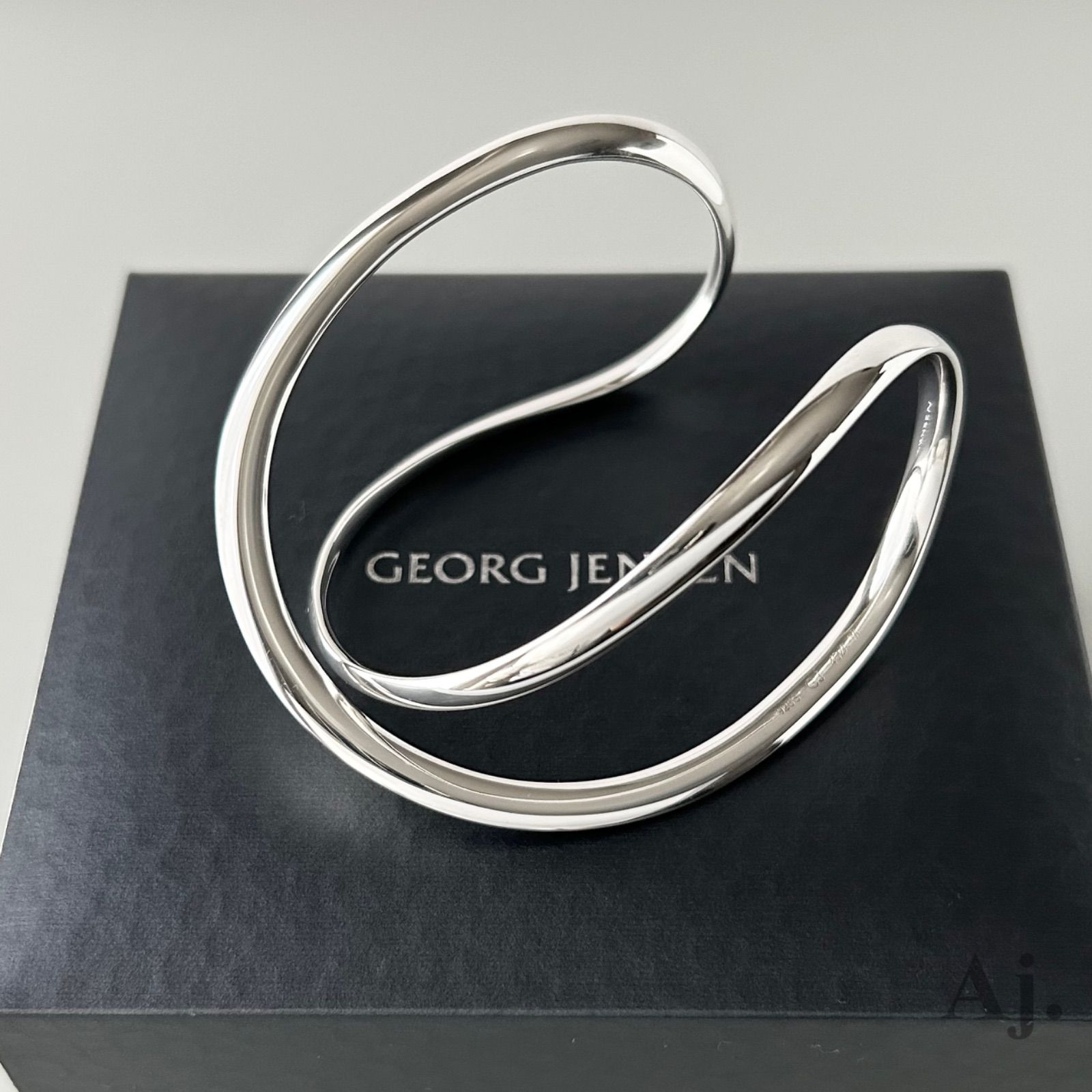 ジョージジェンセン 452A バングル カフ インフィニティ AG925 Georg Jensen #M