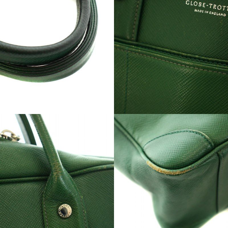 グローブトロッター　ブリーフケース　ビジネスバッグ　グリーン系 グローブトロッター GLOBE TROTTER ブリーフケース ビジネス