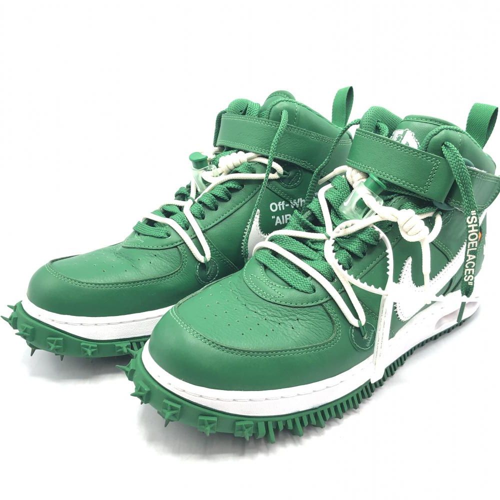 【中古】Off-White × Nike Air Force 1 Mid SP LTHR 