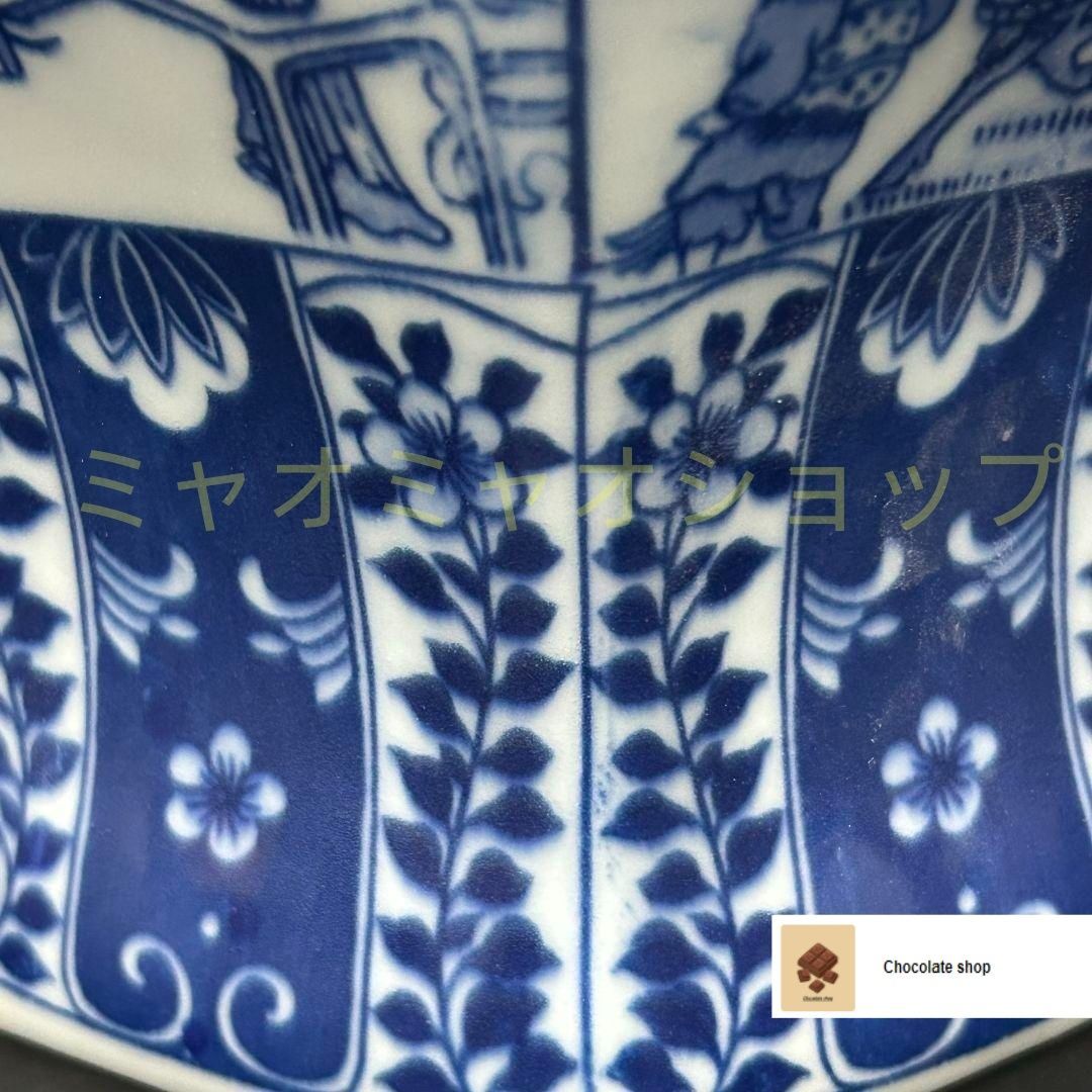 清乾隆青花花?六方将?罐 景徳鎮