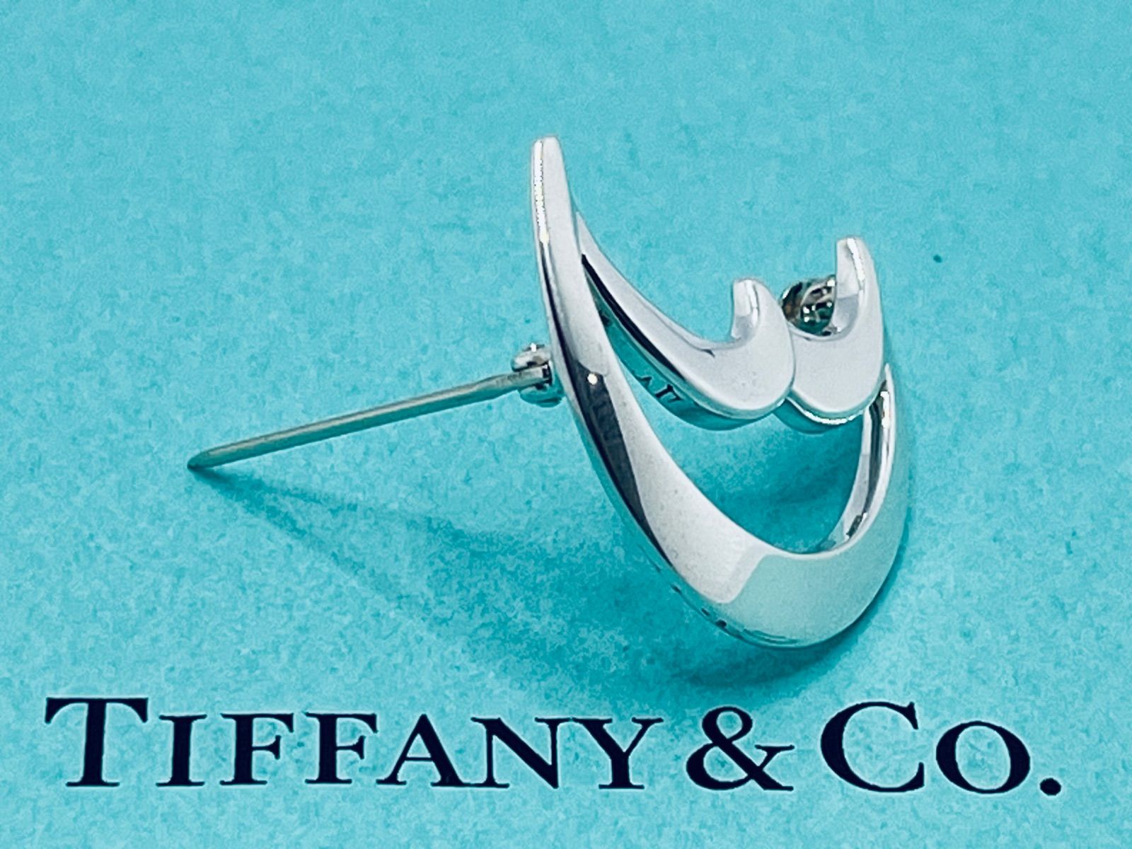 美品 TIFFANY ティファニー クレセントムーン シルバーブローチ a082 美品 Tiffany&Co. ティファニー クレセント ムーン ブローチ