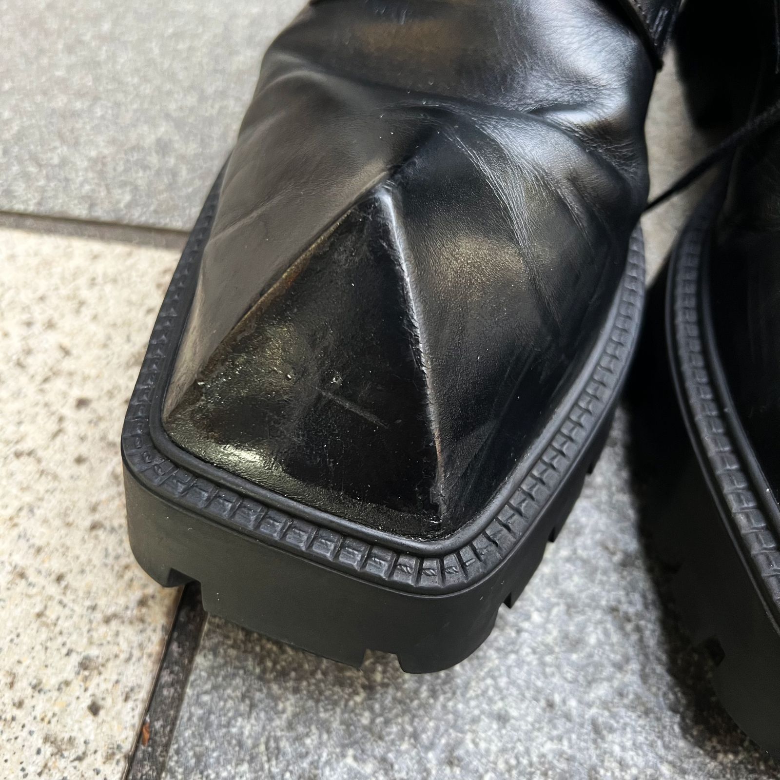 BALENCIAGA バレンシアガ Rhino Derby リノ ダービーシューズ ブラック