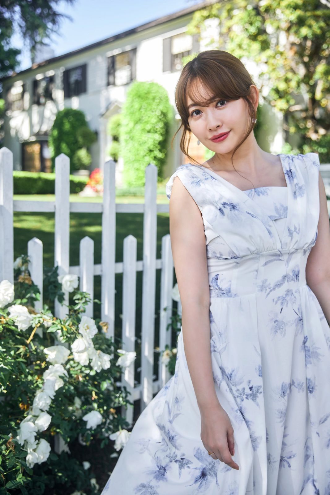 ワンピース Herlipto Amboise Gathered Flare Dress 9月上旬発送】Amboise Gathered Flare Dress