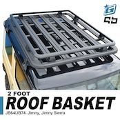 ジムニー GBルーフバスケットアルミ製 ルーフラック ２フットタイプ JB64 JB74 訳アリ FFCRYSTALESIA_COM