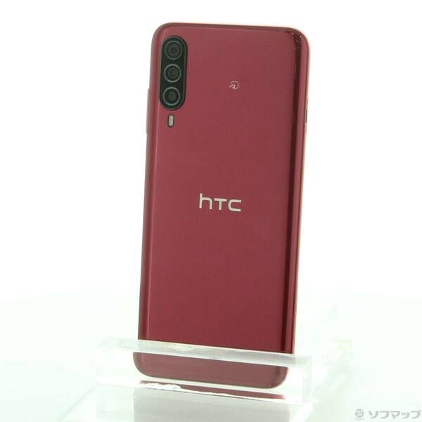 中古品〕 HTC Desire 22 pro 128GB サルサ・レッド 99HATD003-00