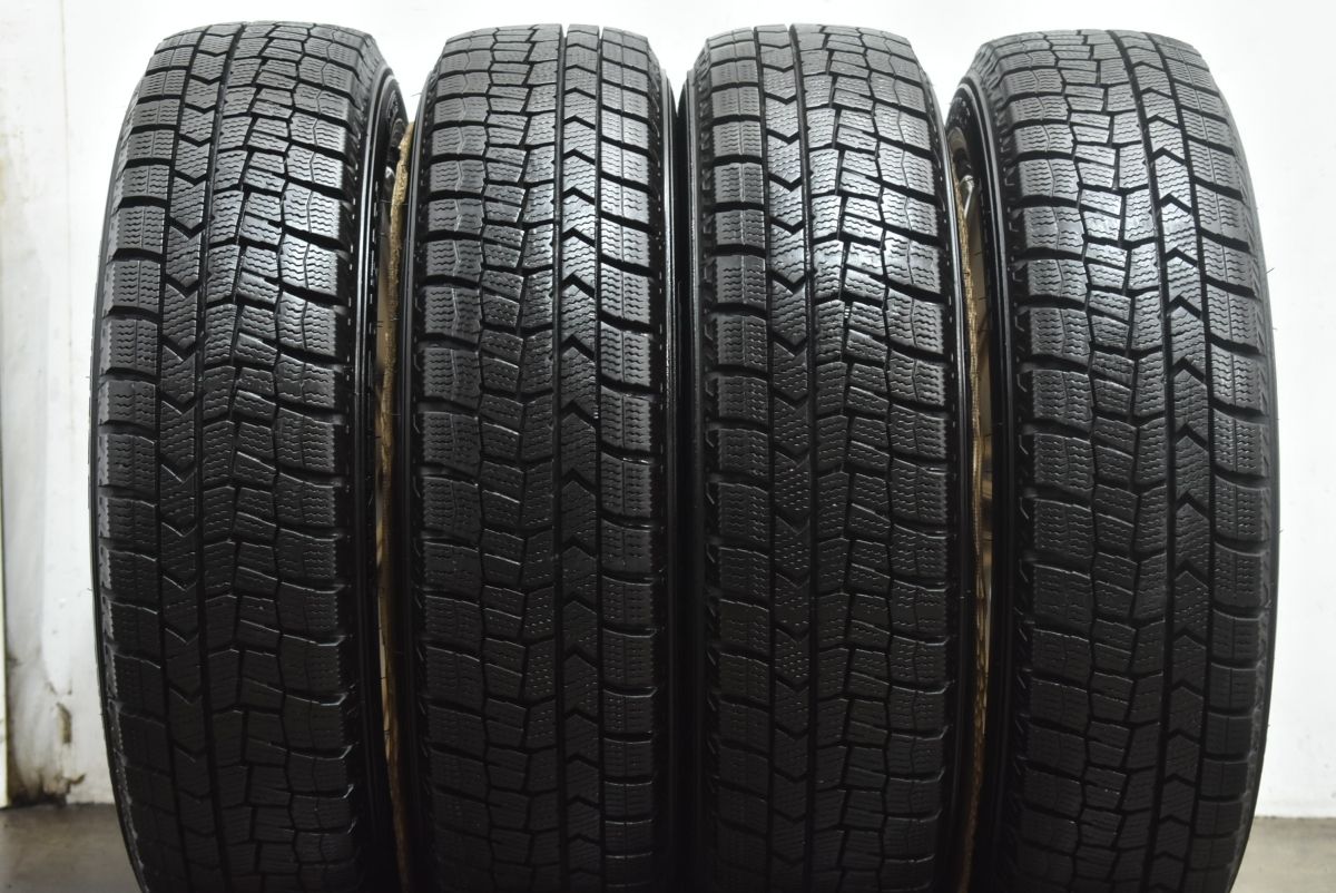 ☆【送料無料】☆バリ溝8~9分山 155/80R13 ダンロップ WINTERMAXX WM01(