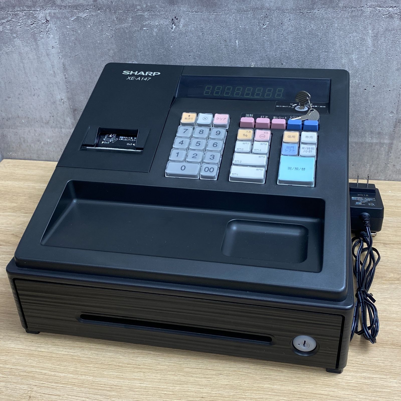 SHARP レジスター　XE-A147 XE-A147-W SHARP 電子レジスタ レジスター SHARP 電子レジスタ XE-A147