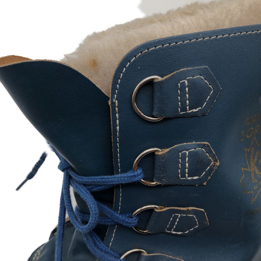 カナダ製 SOREL ソレル MANITOU マニトウ スノーブーツ 登山 ブルー