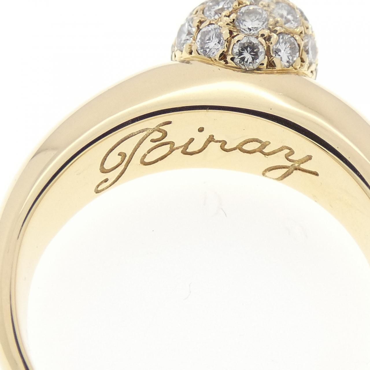 ポアレ ダイヤモンド リング Poiray ポアレ 大きめローズクオーツと