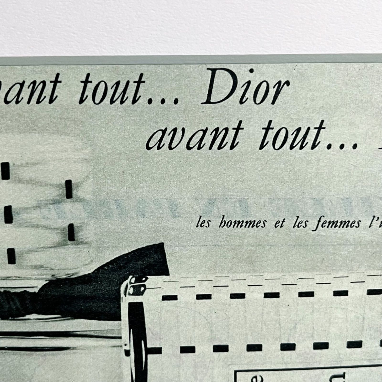 DIOR ビンテージ　ディオール　アートポスター 1971 広告＞Dior ディオール ヴィンテージ ビンテージ アート