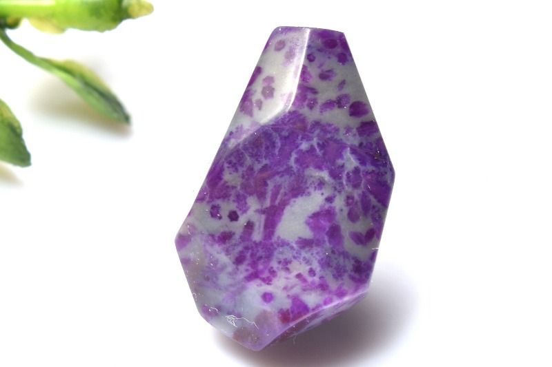 １点物 AAAA 妖艶パープル スギライト 杉石 18x12mm 原石ラフカット ルース パワーストーン 天然石 _PC5931 NEXPOTALLINN_EU