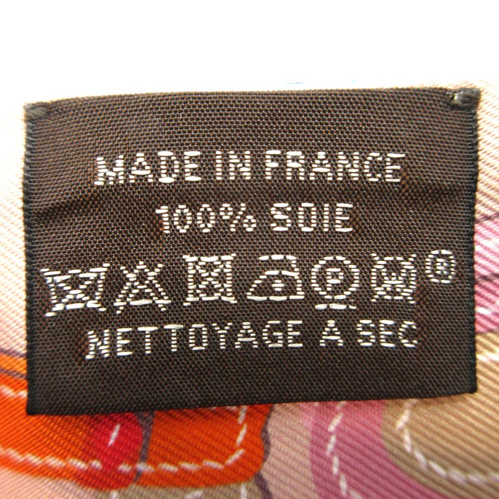 美品 エルメス ツイリー ブリッド ドゥ ガラ アップリケ ピケ スカーフ  