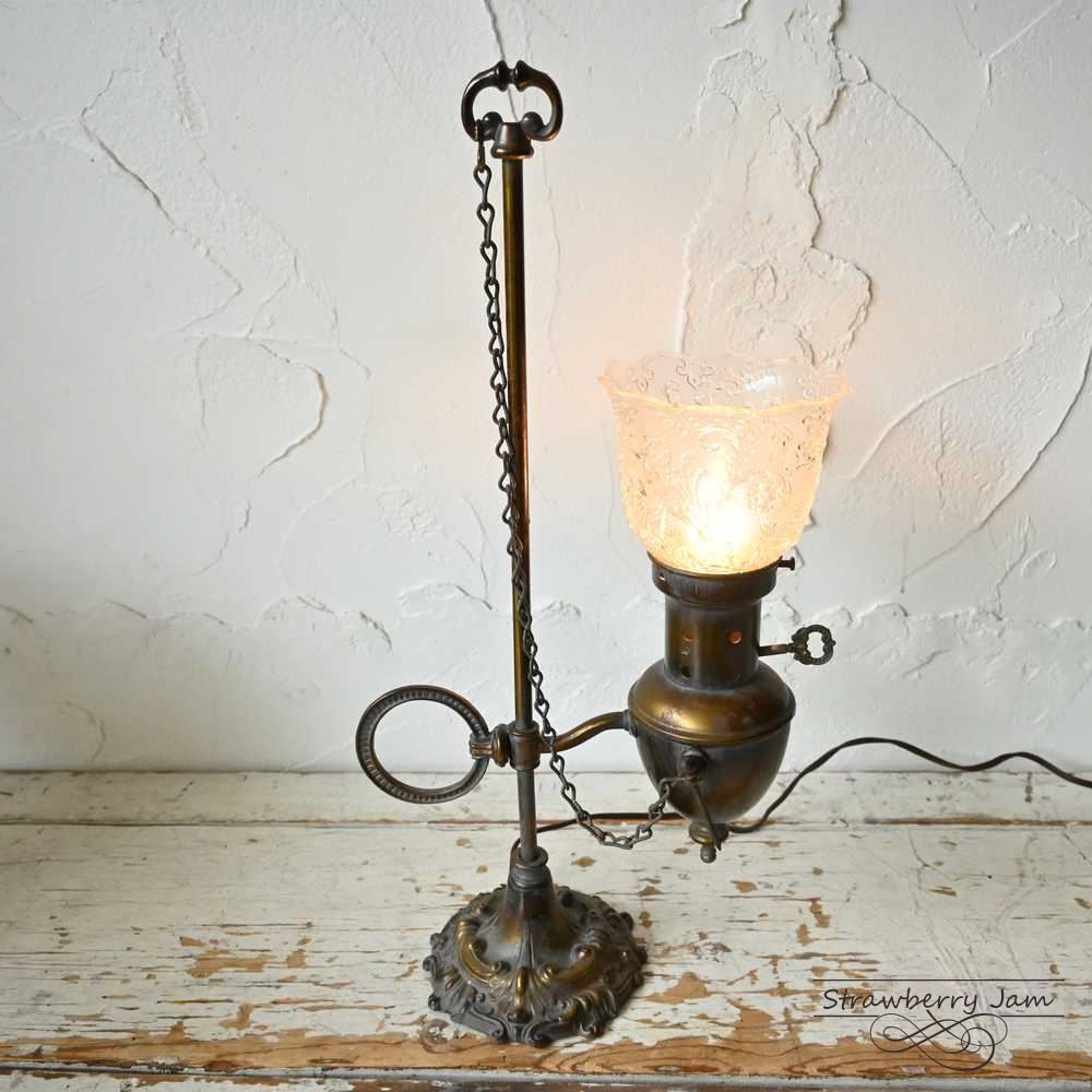 フランス❤️照明 ILA-11 フランスアンティーク 真鍮 スタンドライト 照明 ライト