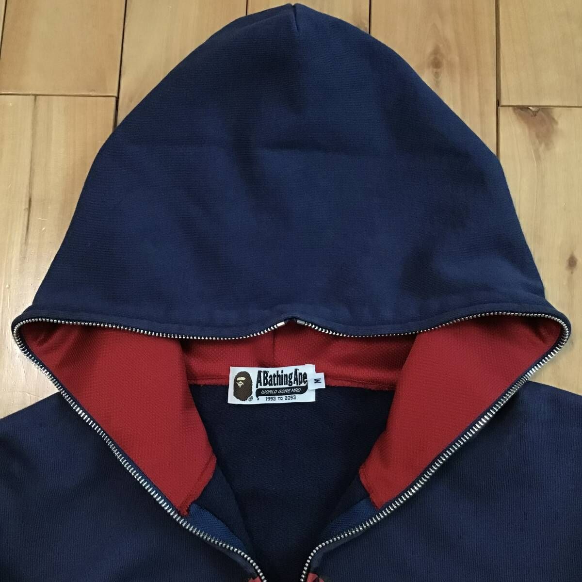 スパイダーマン × BAPE フルジップ パーカー Mサイズ marvel comics