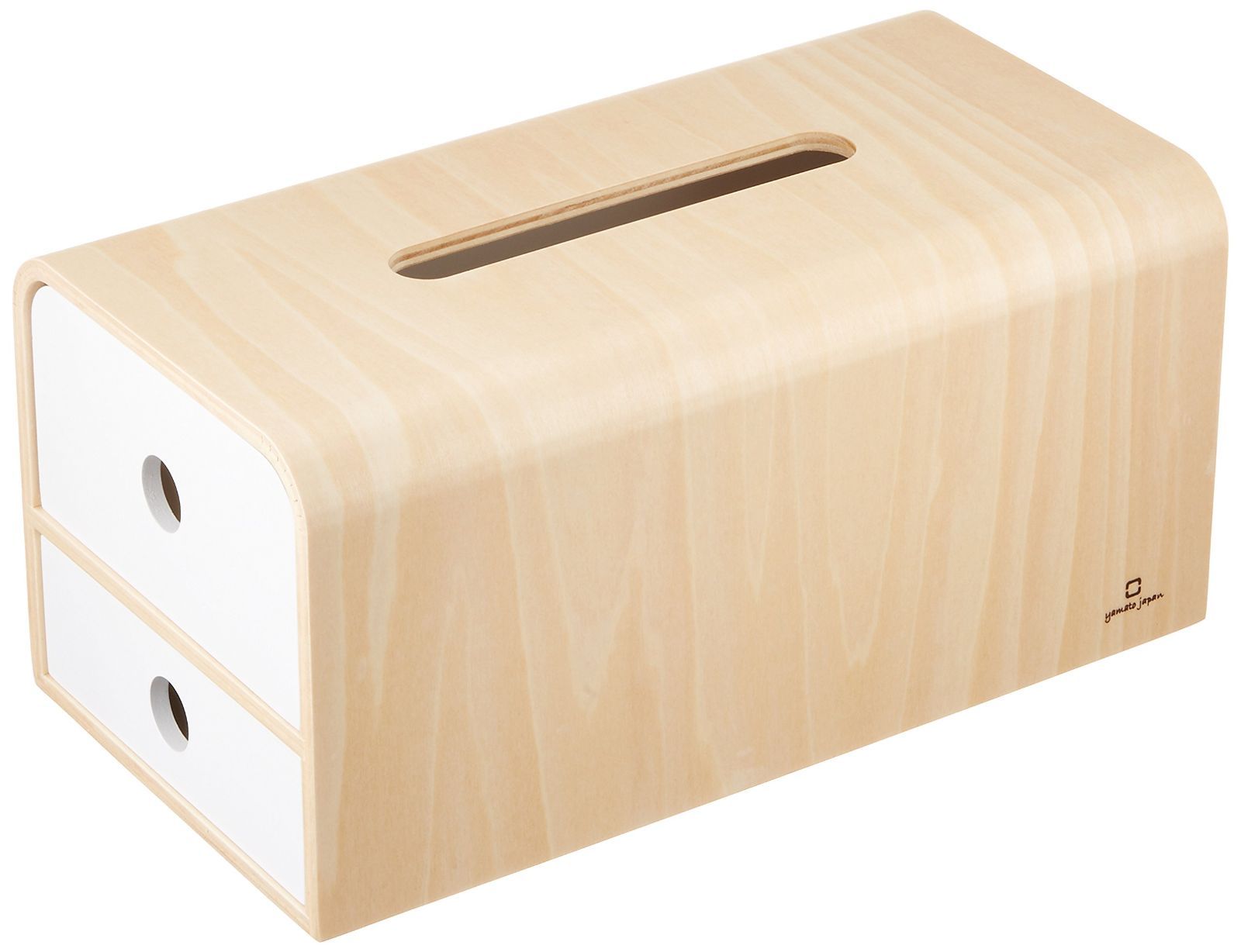 ホワイト ヤマト工芸 STOCK tissue Wh サイズ 約W28 D14.5 H13.5 YK14-108