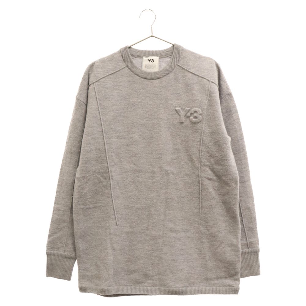 Y-3 (ワイスリー) M CLASSIC MERINO BLEND KNITTED CREW SWEATE ...