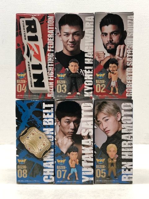 RIZIN ワールドコレクタブルフィギュア vol.1 & vol.2 コンプ RIZIN ワールドコレクタブルフィギュア vol.1 vol.2 コンプ