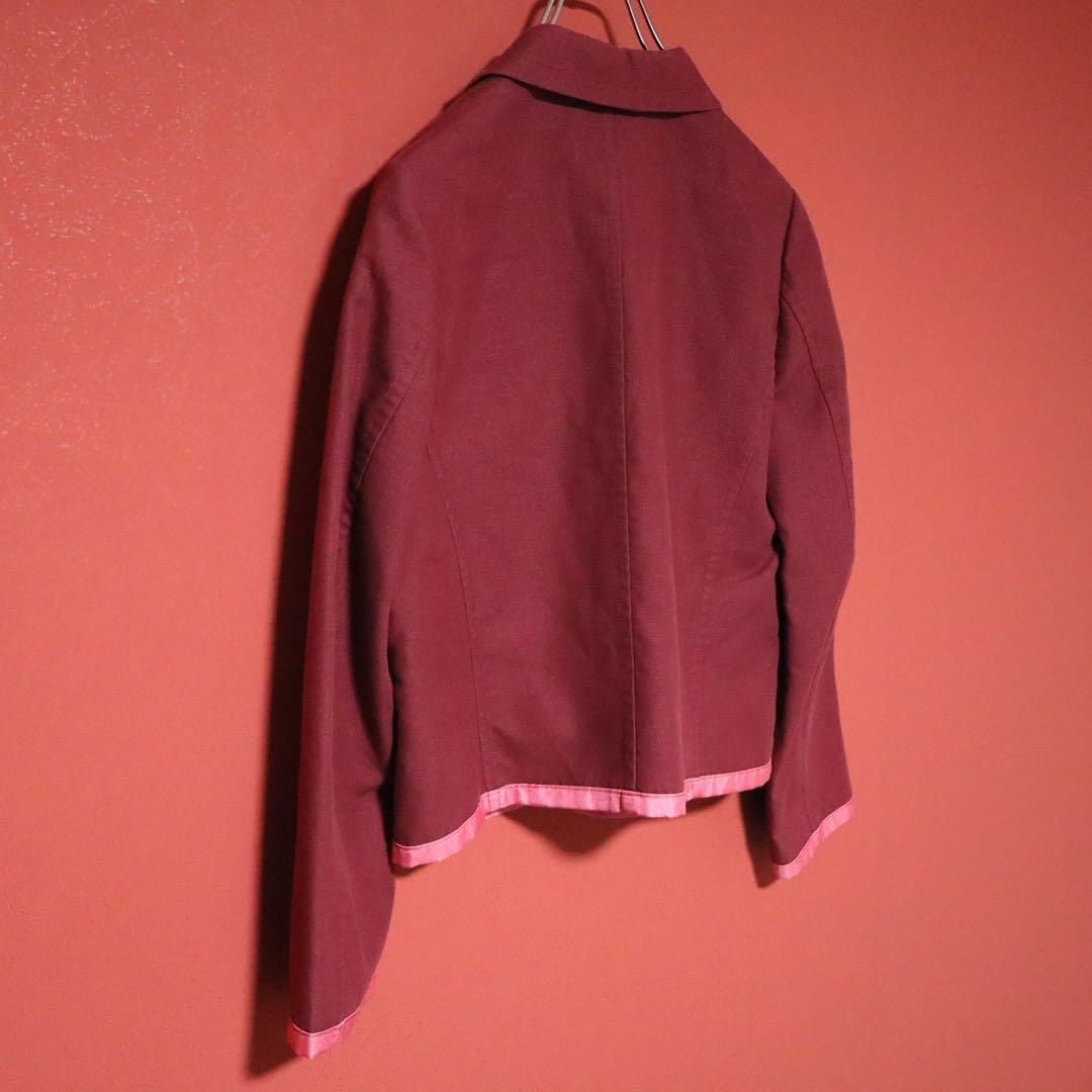 コムデギャルソン AD2000 Round Collar Pink Jacket コムデギャルソン AD2000 Round Collar Pink Jacket - メルカリ