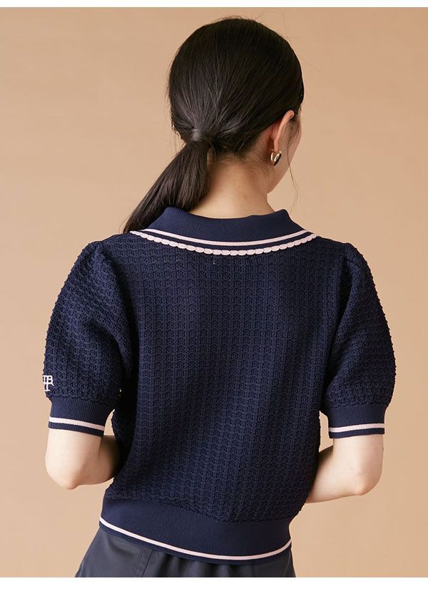 リリー ブラウン LILY BROWN トップス 25夏 【LILY BROWN×MARY QUANT】シアーポロニットトップス 半袖 クロップド丈 マリクワ コラボ lwnt254013 楽天市場】【即納】 リリー ブラウン LILY BROWN トップス 25夏