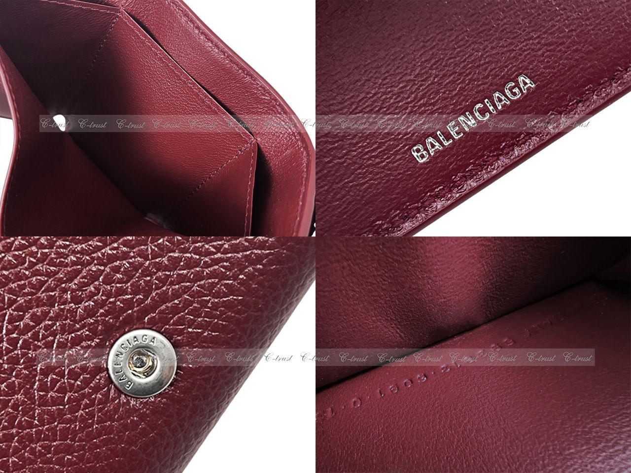 BALENCIAGA バレンシアガ 財布 CASH ミニ ウォレット 3つ折り ロゴ