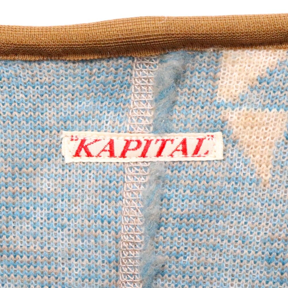 Kapital ネイティブ柄 ボア ベスト KAPITAL (キャピタル) ネイティブ柄 ボアフリース ベスト マルチ