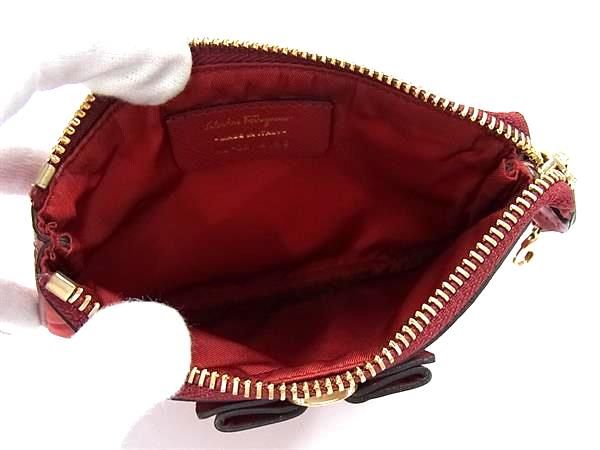 フェラガモ ナイロン ショルダーバッグ ミニ ガンチーニ ブラック