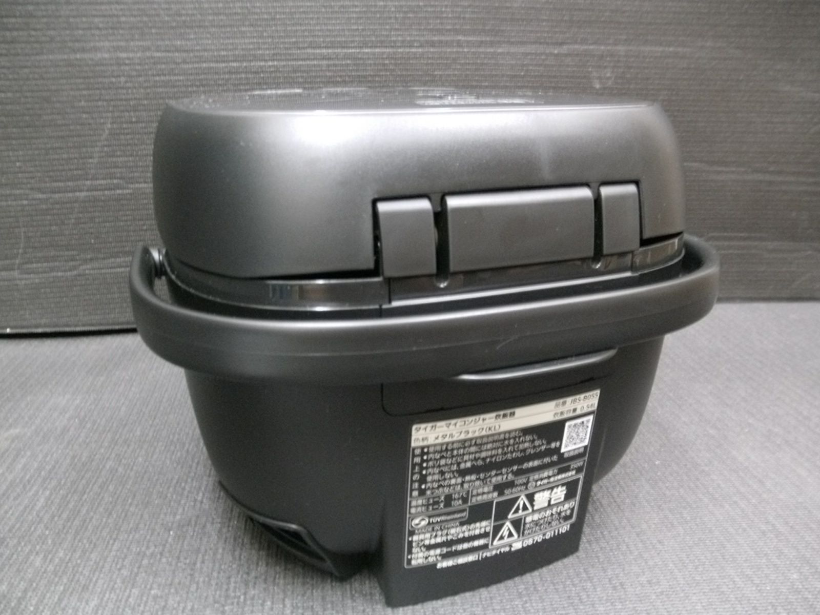 中古品 2024年製 TIGER タイガー 3合炊き マイコン炊飯ジャー