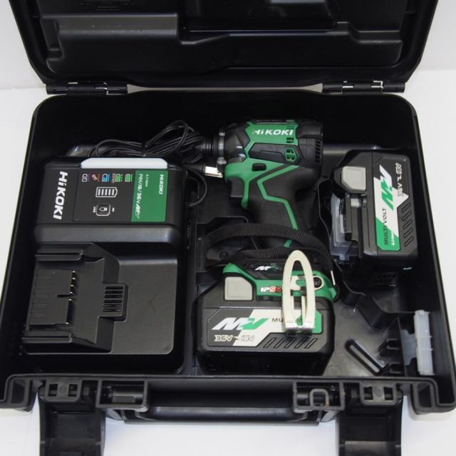 HiKOKI ハイコーキ コードレスインパクトドライバ WH36DC 36V バッテリー2個付き 電動工具 ∴WK1978