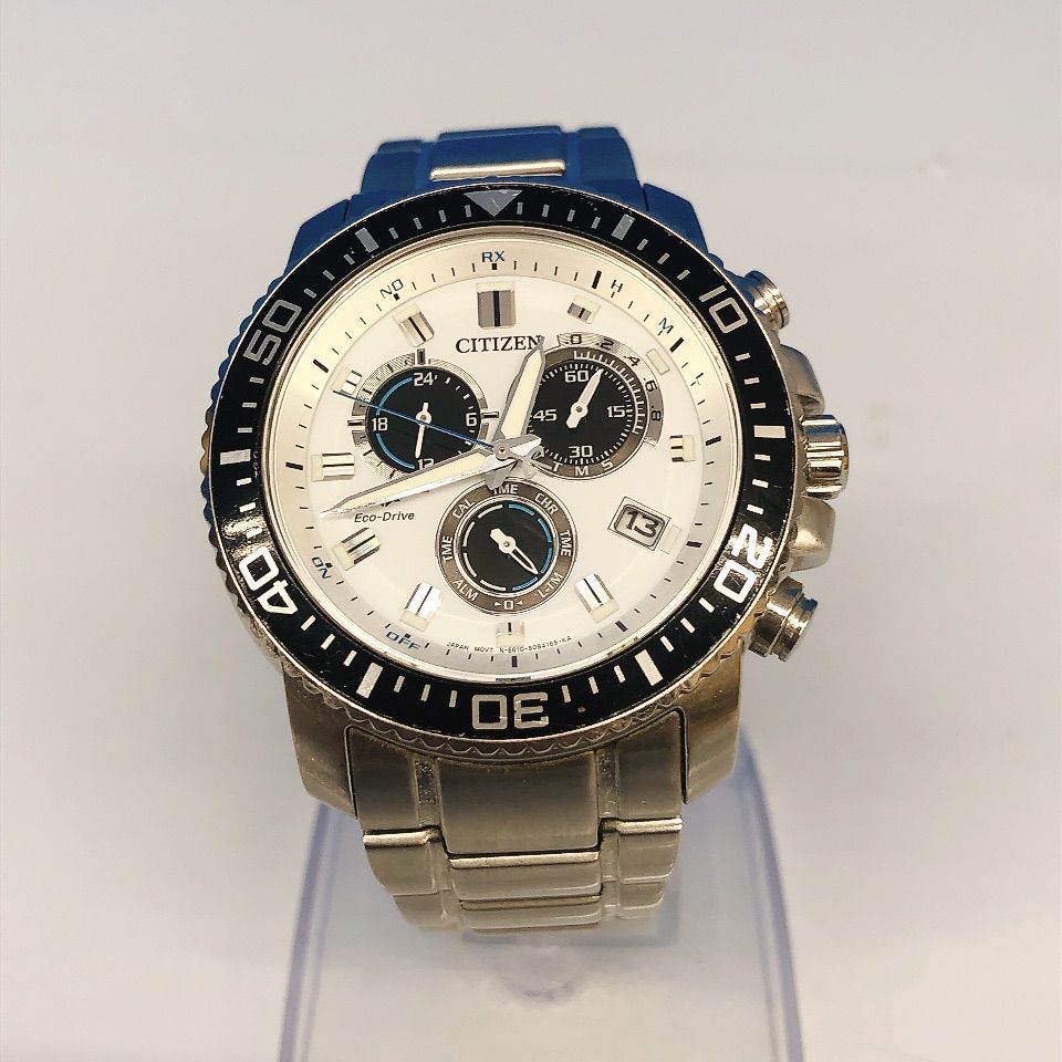 不動品】CITIZEN シチズン エコドライブ 電波ソーラー E610