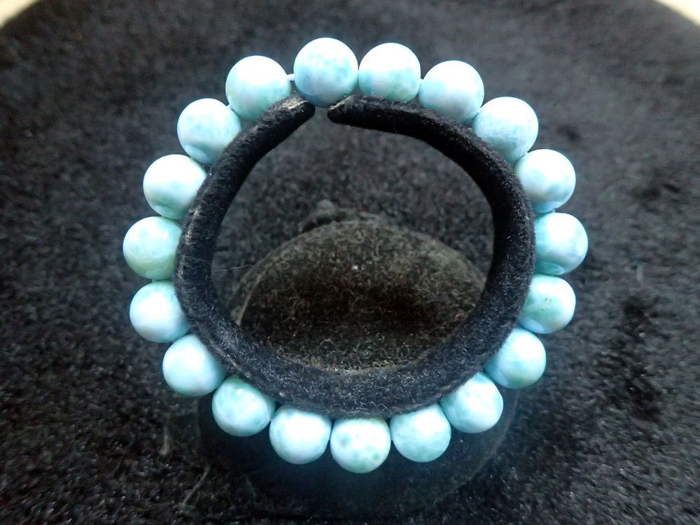 天然石ブレスレット】ラリマー (直径：11mm、30g) - メルカリ