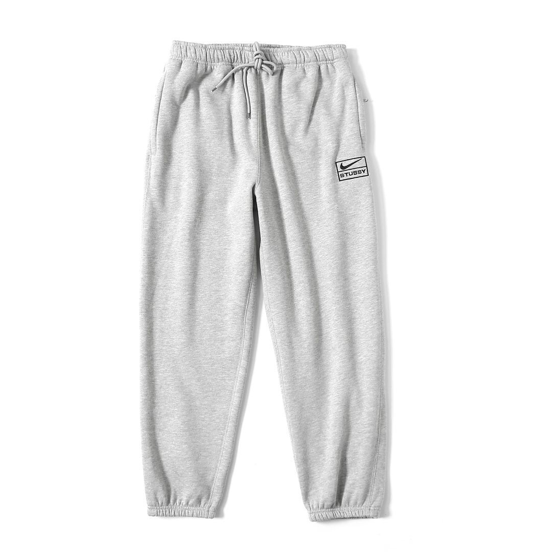 新品 stussy nike スウェットセットアップ グレー 裏起毛