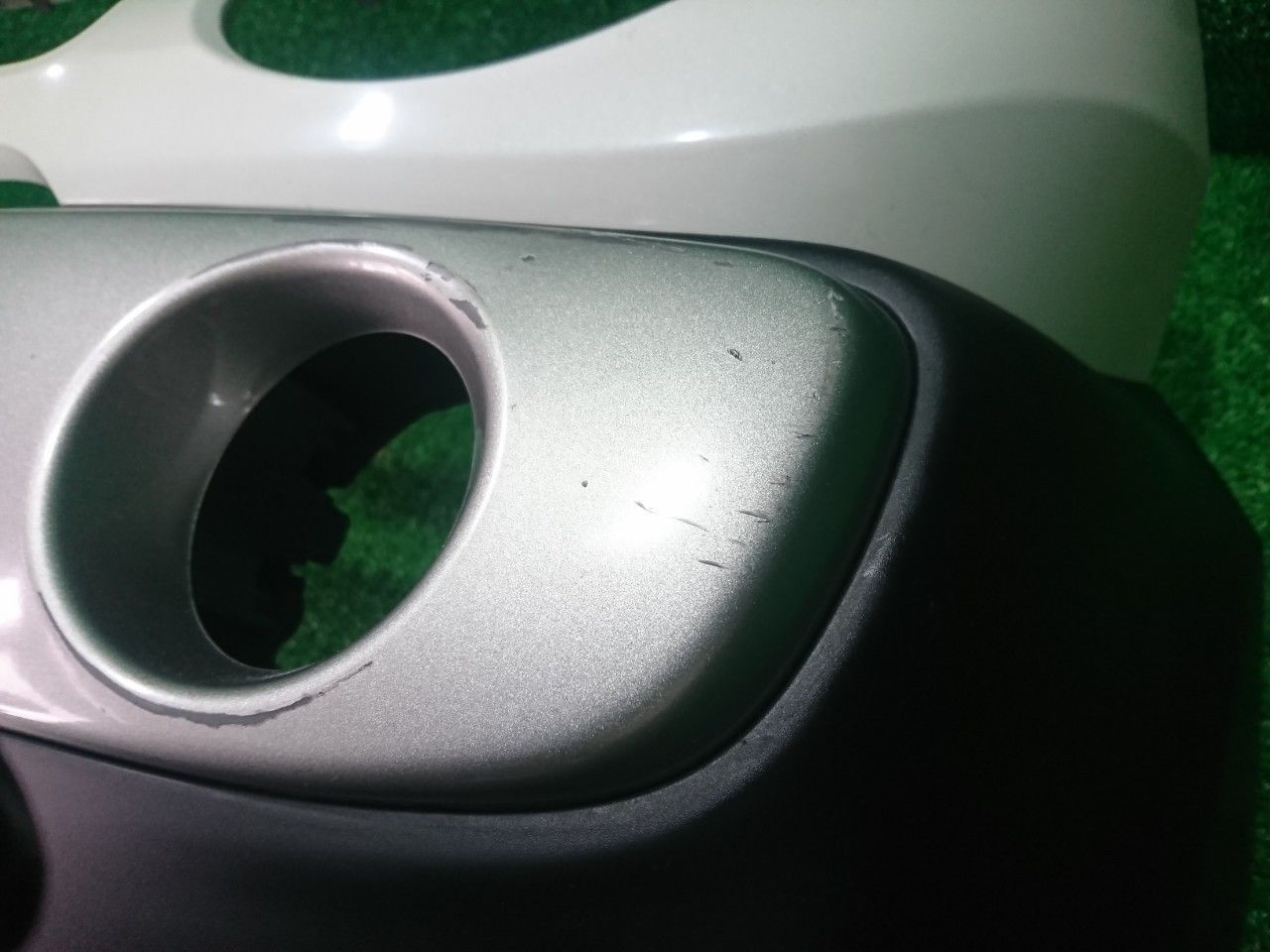 無塗装黒×パール