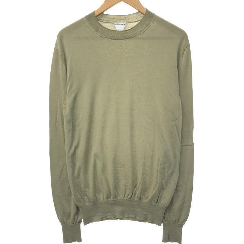 BOTTEGA VENETA UNIFORM クルーネックニット S カーキ ボッテガヴェネタ 10