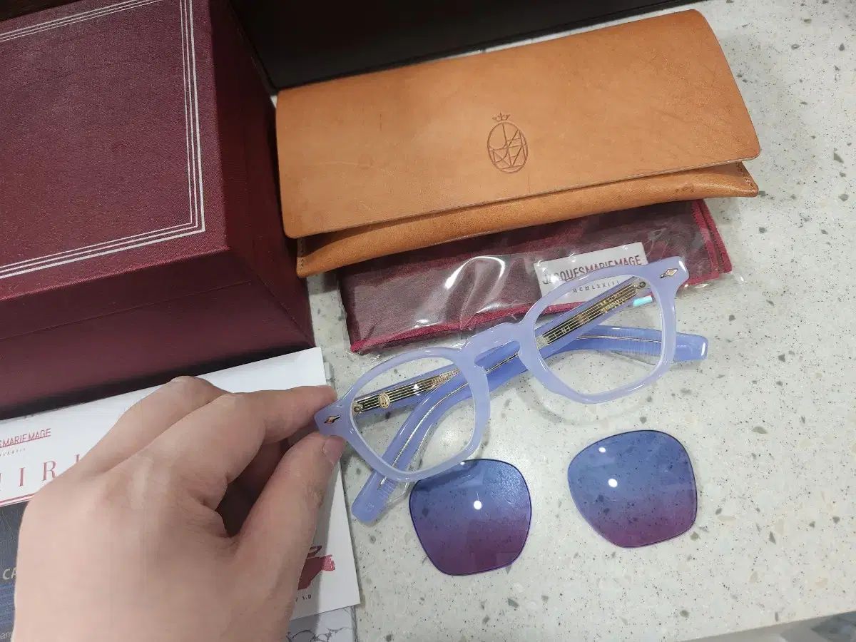 ジャックマリーマージュ ゼフィリン Zephirin メガネ スカイブルー カラー