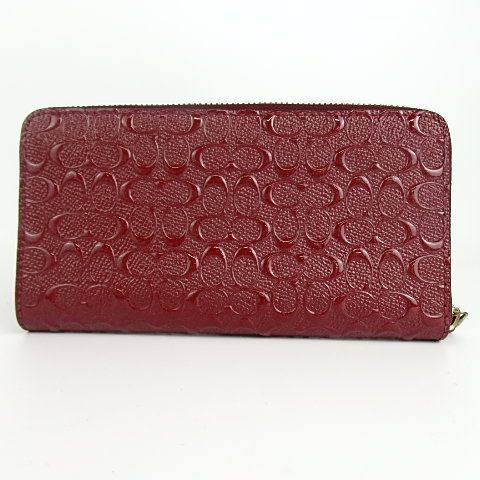COACH】コーチ シグネチャー 長財布 ラウンドファスナー F54805