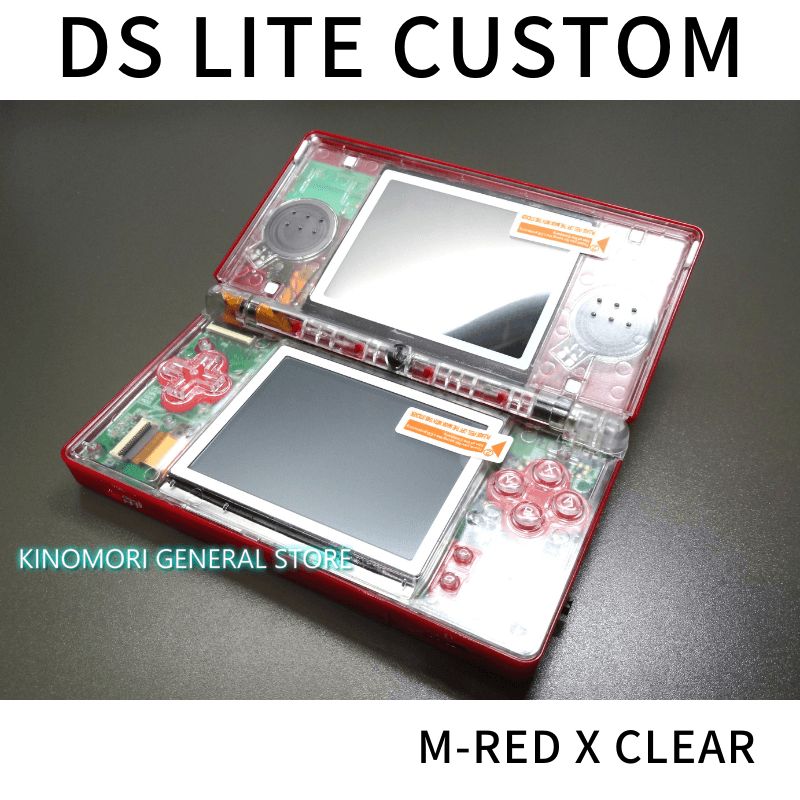 DS LITE CUSTOM M-RED X CLEAR OCU - メルカリ