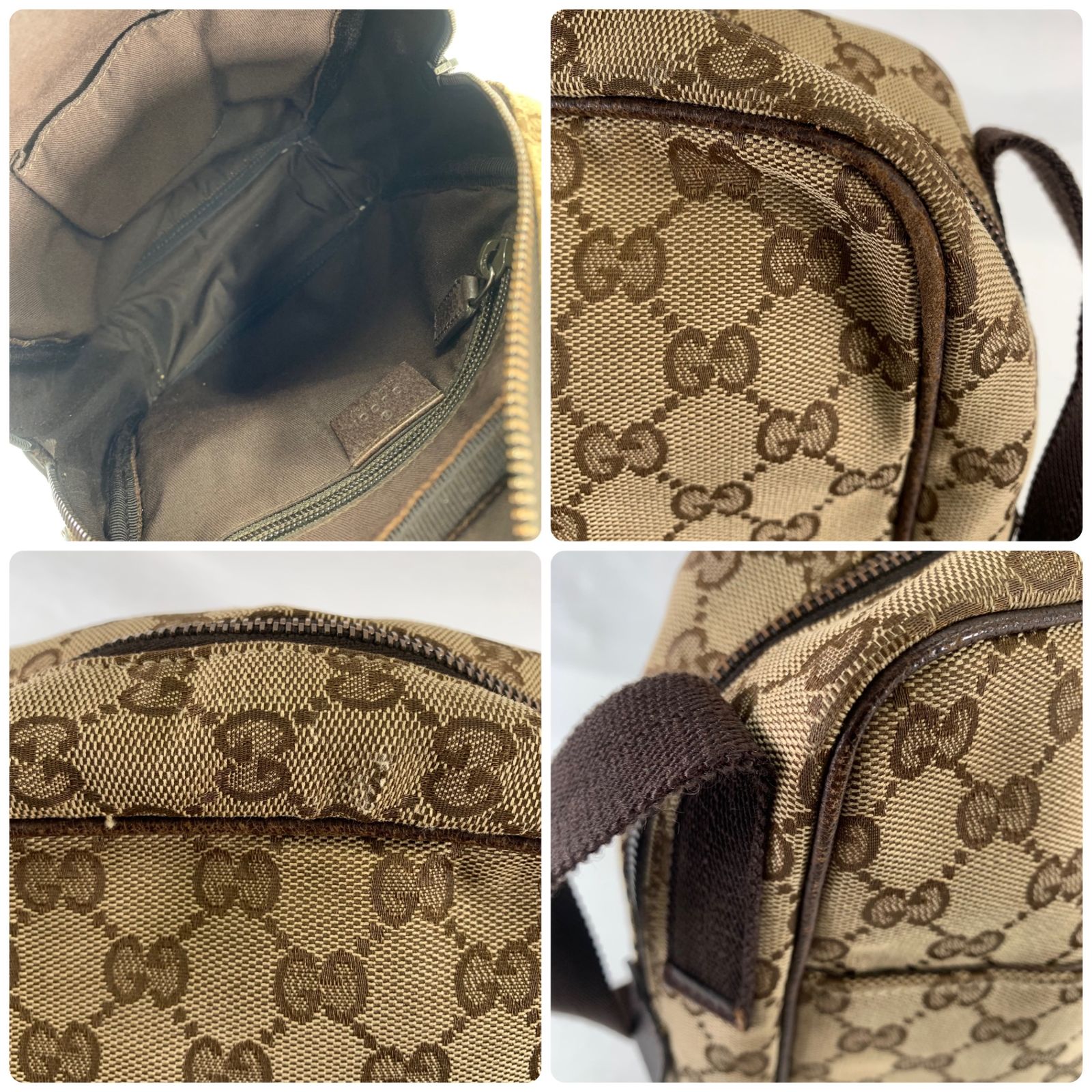 クニ、ご注意ください。 楽天市場】【バッグ】GUCCI グッチ GGキャンバス ショルダー