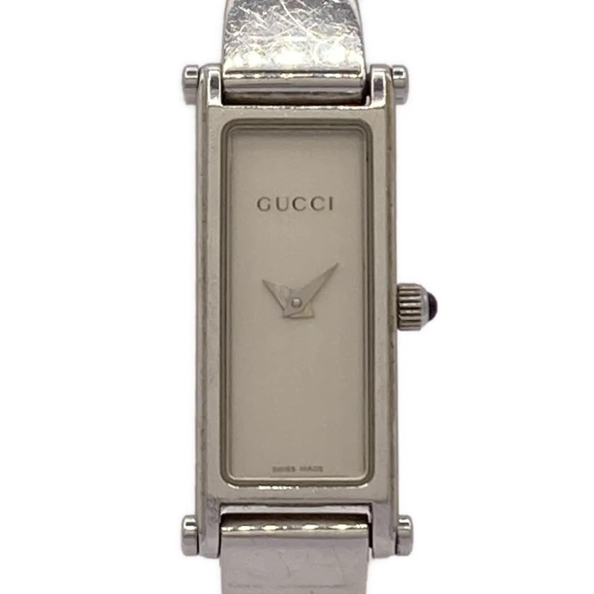 GUCCI グッチ 腕時計 - 1500L レディース シルバー
