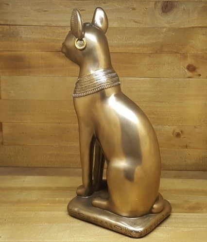 エジプト　バステト の大型　ブロンズ像 エジプト ブロンズ バステト の大型 像