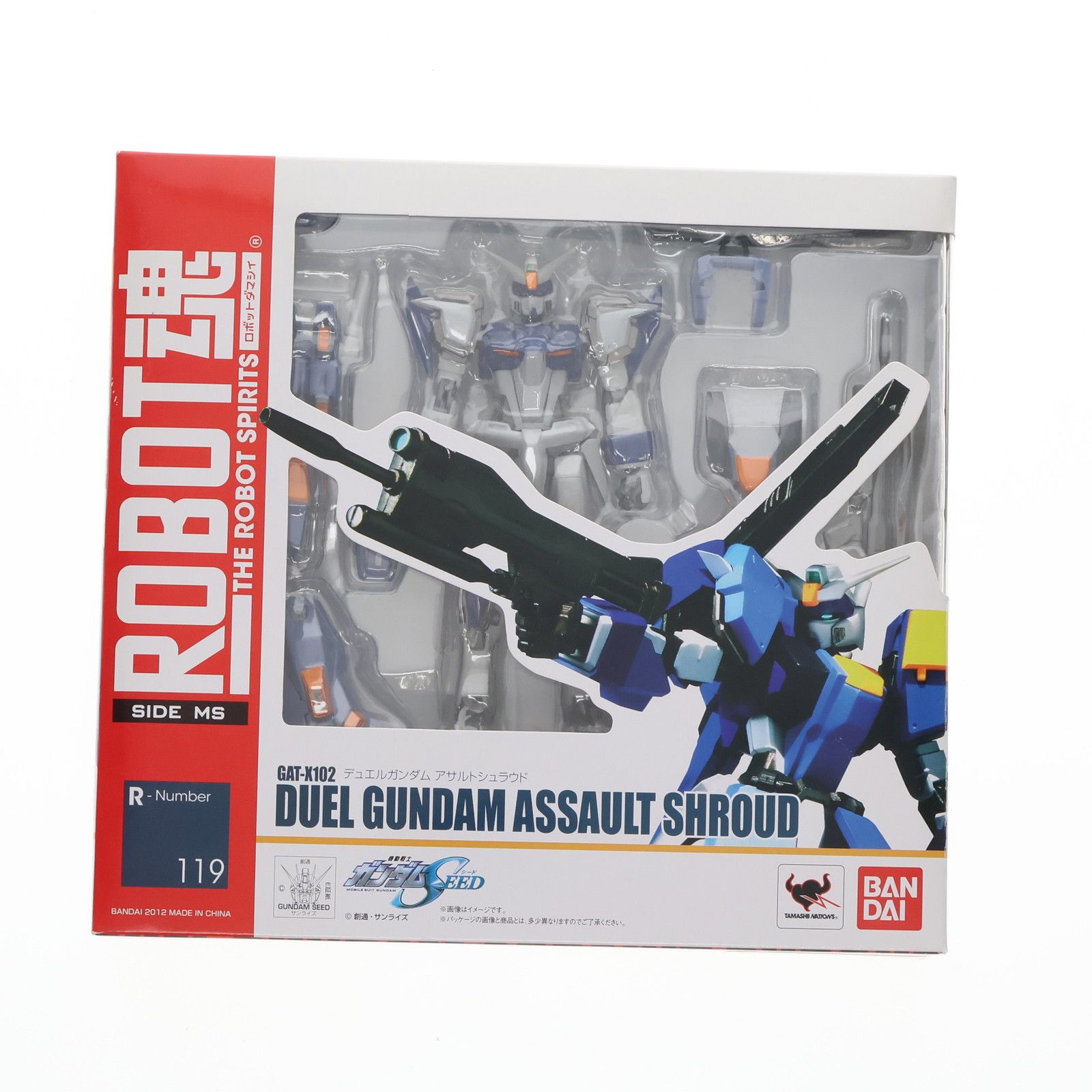 BANDAI - ROBOT魂(SIDE MS) デュエルガンダム(アサルトシュラウド) 機動戦士ガンダムSEED(シード) 完成品 可動フィギュア バンダイ ROBOT魂 <SIDE MS> デュエルガンダム(アサルトシュラウド) | 魂
