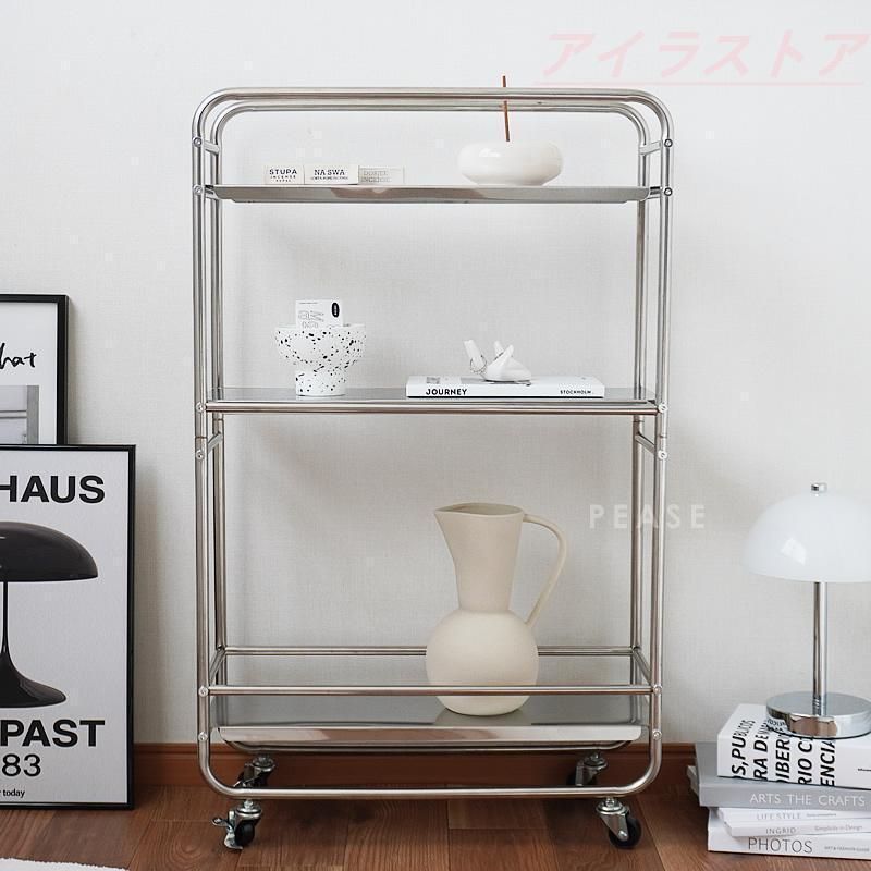 超メルカリ市価格 3段ラック 期間限定キャスター付き 超メルカリ市価格