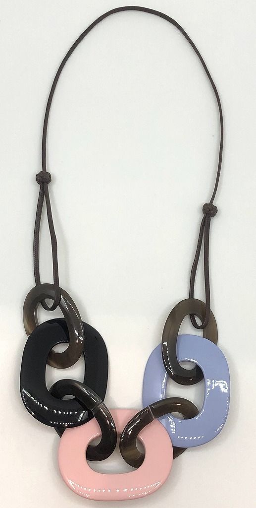 美品！Hermes エルメス バッファローホーン ネックレス HERMES エルメス ネックレス レディース バッファローホーン