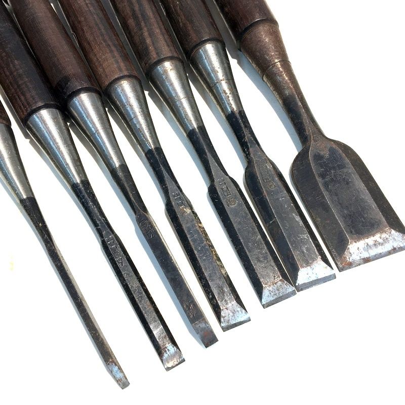 福三郎 鑿 7本セット のみ ノミ DIY 大工道具 現場作業 建築 造作 内装