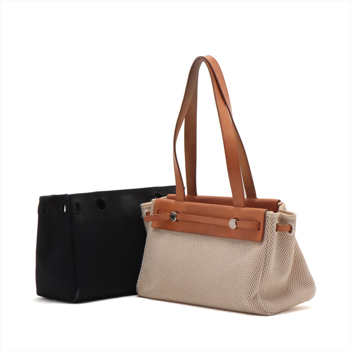 エルメス □I 刻印 エールバッグ カバス PM レザー 2WAY トート バッグ 