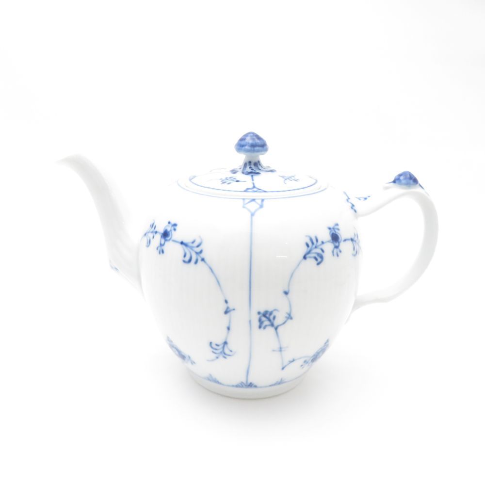 ROYAL COPENHAGEN ロイヤルコペンハーゲン ブルーフルーテッドプレイン ティーポット 茶器 SC7824B2